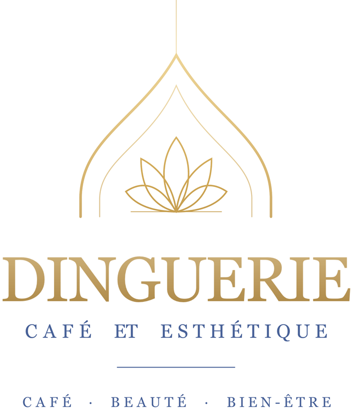 Logo Dinguerie Café et Esthétique, café, beauté, bien-être